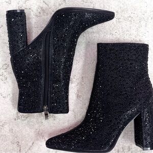 Bella and Bloom Lauren Crystal Embellished Booties